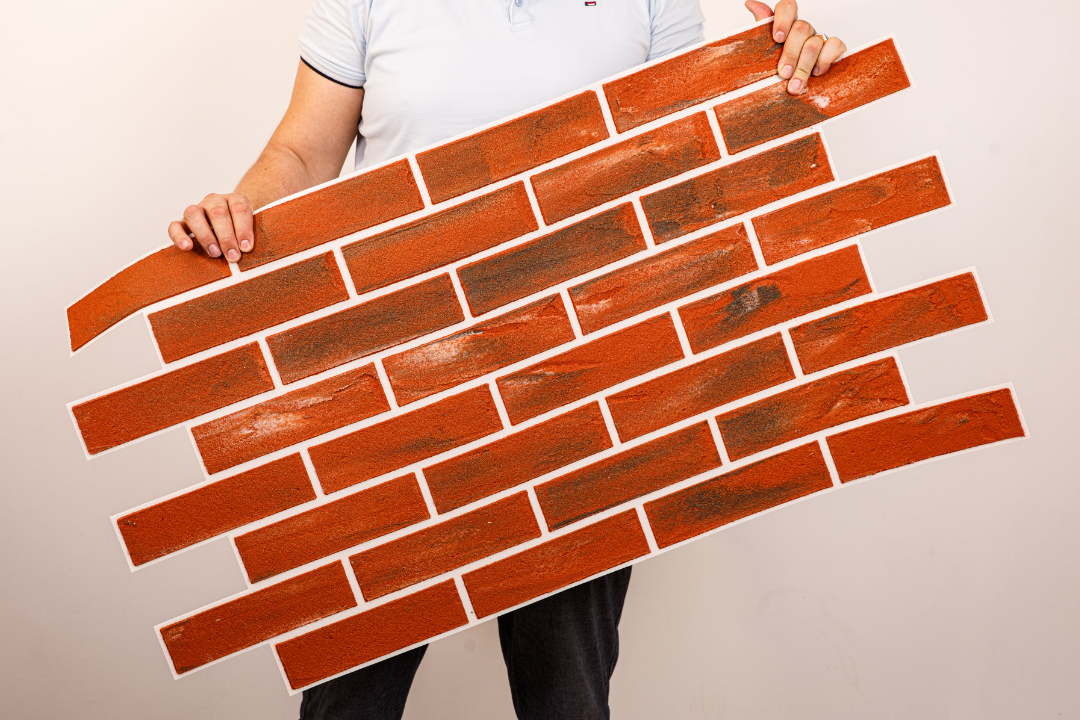 гибкий клинкер на холсте гибкий клинкер на холсте